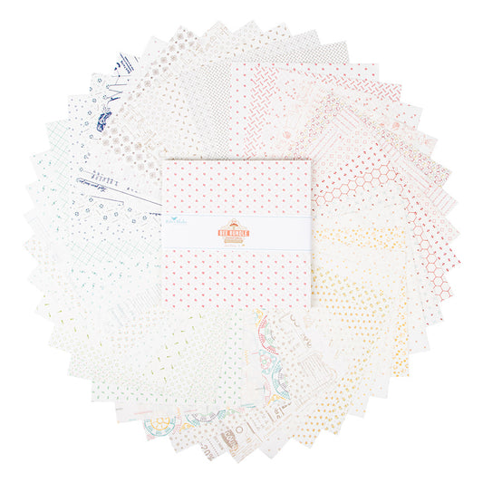 Bee Bundle 10" Stacker – 42 Precut 10" Squares – Limited Edition by Lori Holt for Riley Blake Designs