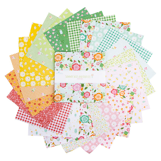 Summer Skies and Fireflies 10" Stacker – Gracey Larson – Riley Blake Designs – 42 Precut 10" Squares – 10-16370-42