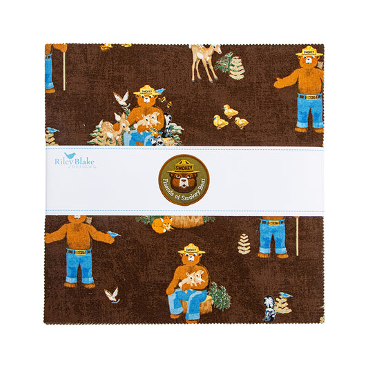Friends of Smokey Bear 10" Stacker – 42 Precut Squares by Riley Blake Designs