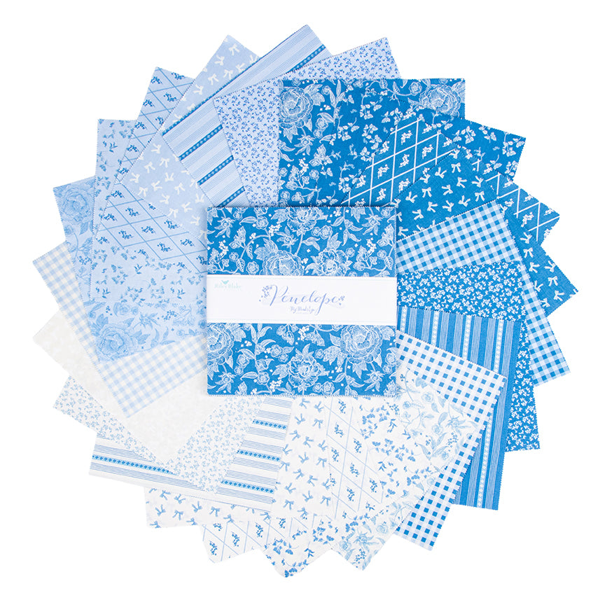 Penelope 10" Stacker – 42 Pieces by My Mind’s Eye | Riley Blake Precut