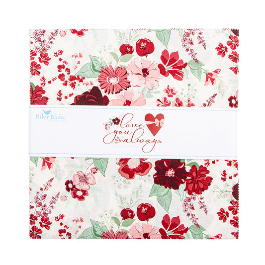 Love You Always 10" Stacker – 42 Piece Precut Bundle