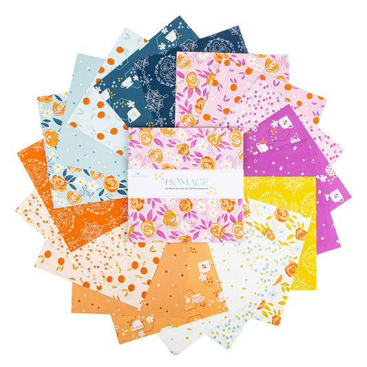 Preorder - Homage 10" Stacker (42 pcs) by Fran Gulick for Riley Blake Designs – Precut Fabric Squares