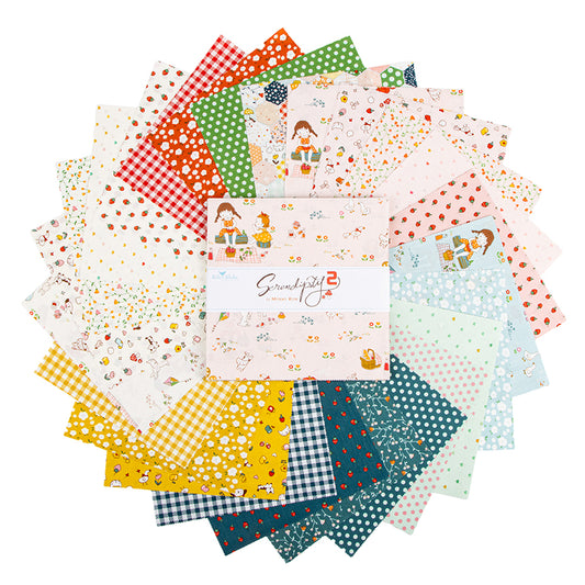 Serendipity 2 – 10" Stacker (42 pcs) | Minki Kim | Riley Blake Preorder (Feb 2026)