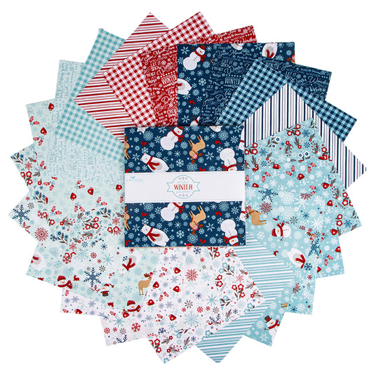 A Perfect Winter 10" Stacker (42 Pieces) by Lori Whitlock – Preorder