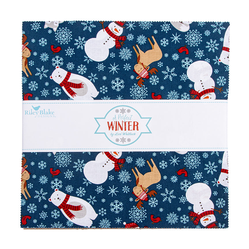 A Perfect Winter 10" Stacker (42 Pieces) by Lori Whitlock – Preorder