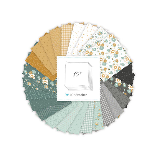 Bees and Blossoms 10" Stacker – Lindsey Weight – Riley Blake Designs – 10" Precut Squares – November 2026 Preorder – 50% Deposit