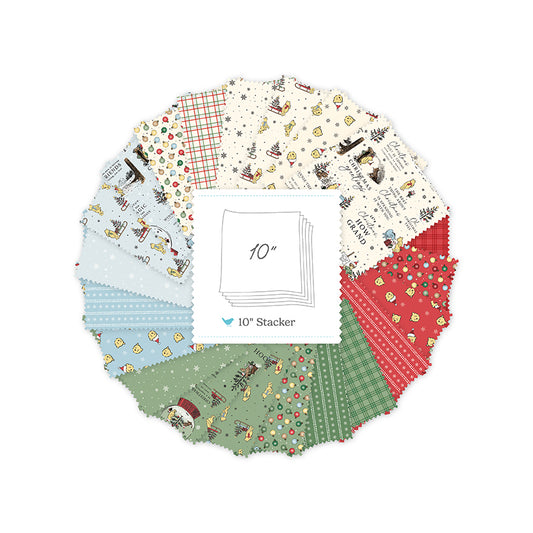 Echo Park Paper Co. Winnie-the-Pooh Christmas 10 Inch Stacker, 42 Pcs. – 50% Deposit June 2027 Preorder