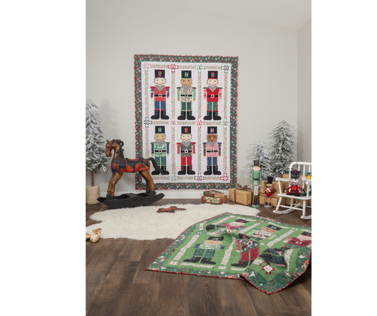 Nutcracker Cover Quilt Kit | Sew A Story by Jennifer Long | October 2026 Preorder