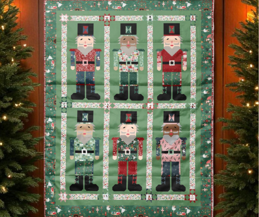 Nutcracker Cover Quilt Kit | Sew A Story by Jennifer Long | October 2026 Preorder