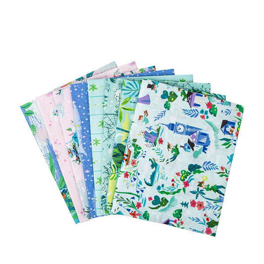 Farmhouse Curated Petite Fat Quarter Bundle – Forever Neverland (Mint Colorway) – Jill Howarth – Riley Blake Designs