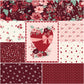 Love You Always 5" Stacker – 42 Precut Squares by Sandy Gervais for Riley Blake Designs