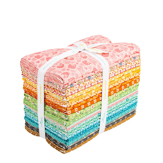 Farmer’s Daughter 1-Yard Bundle – Coral Colorway | Lori Holt | 21 Yards