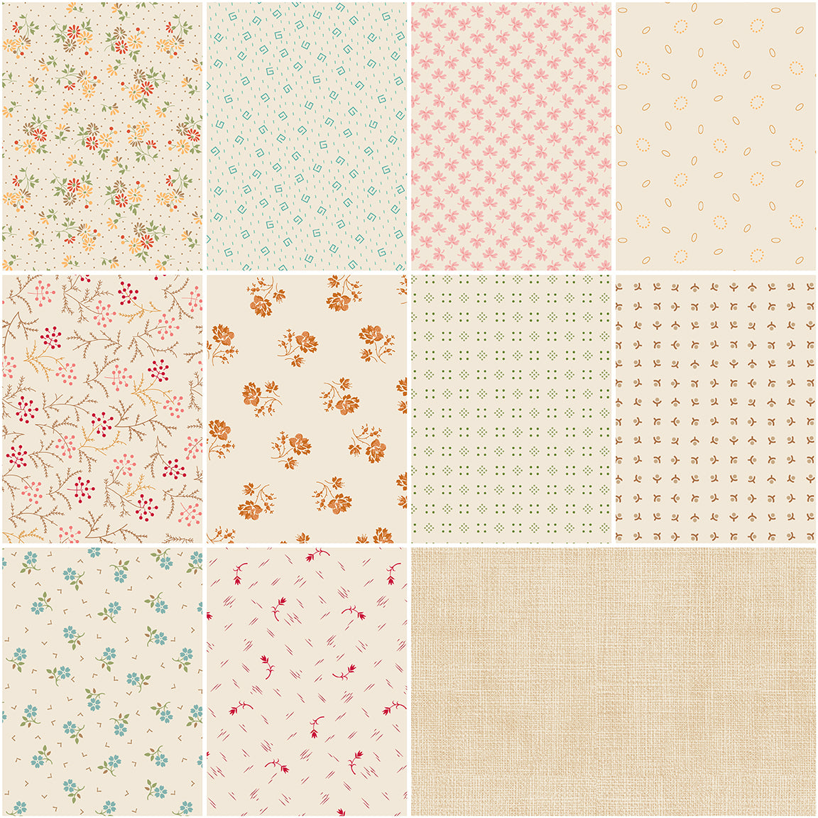 Baked with Love Background 10" Stacker by Lori Holt – 42pc Preorder