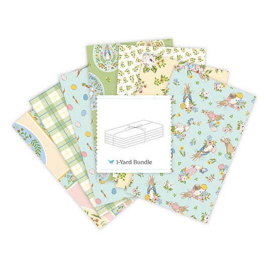 Peter Rabbit™ Spring 1-Yard Bundle - Bleached Denim – 50% Deposit Preorder – January 2027 Arrival