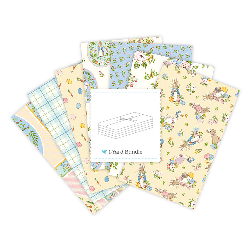 Peter Rabbit™ Spring 1-Yard Bundle Shortbread Colorway – 50% Deposit Preorder – January 2027 Arrival