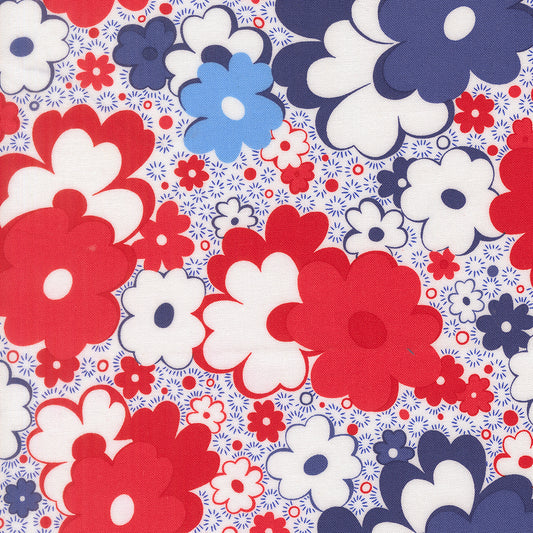 Reels & Twills Quilt Backing Set – On the Porch Floral Multi (4 Yards) | 50% Deposit Preorder | October 2026| Moda Fabrics