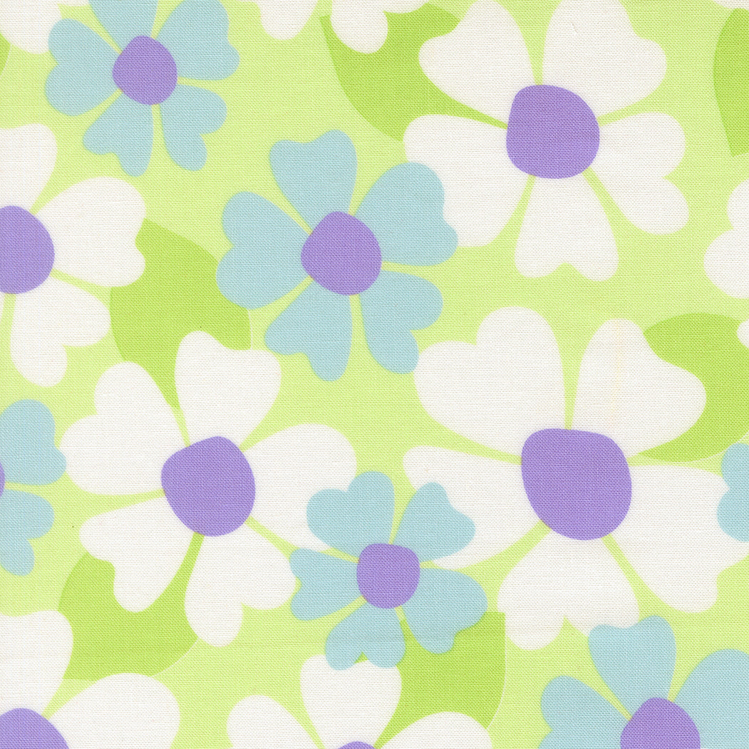 Wooly Flowers Quilt Backing Set – 108" Wideback – Joysome by Coriander Quilts – 2 1/4 Yards