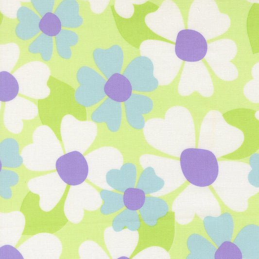 Wooly Flowers Quilt Backing Set – 108" Wideback – Joysome by Coriander Quilts – 2 1/4 Yards