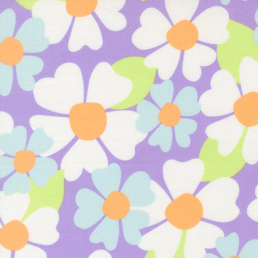 Granny Shuffle Quilt Backing Set – 50% Deposit Preorder – October 2026 – 108" Wideback – Joysome Lavender Floral – 2 1/2 Yards