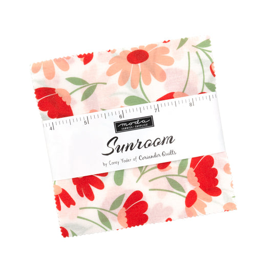 Sunroom Charm Pack by Corey Yoder for Moda Fabrics | 42 5" Squares | 50% Deposit Preorder | April 2027