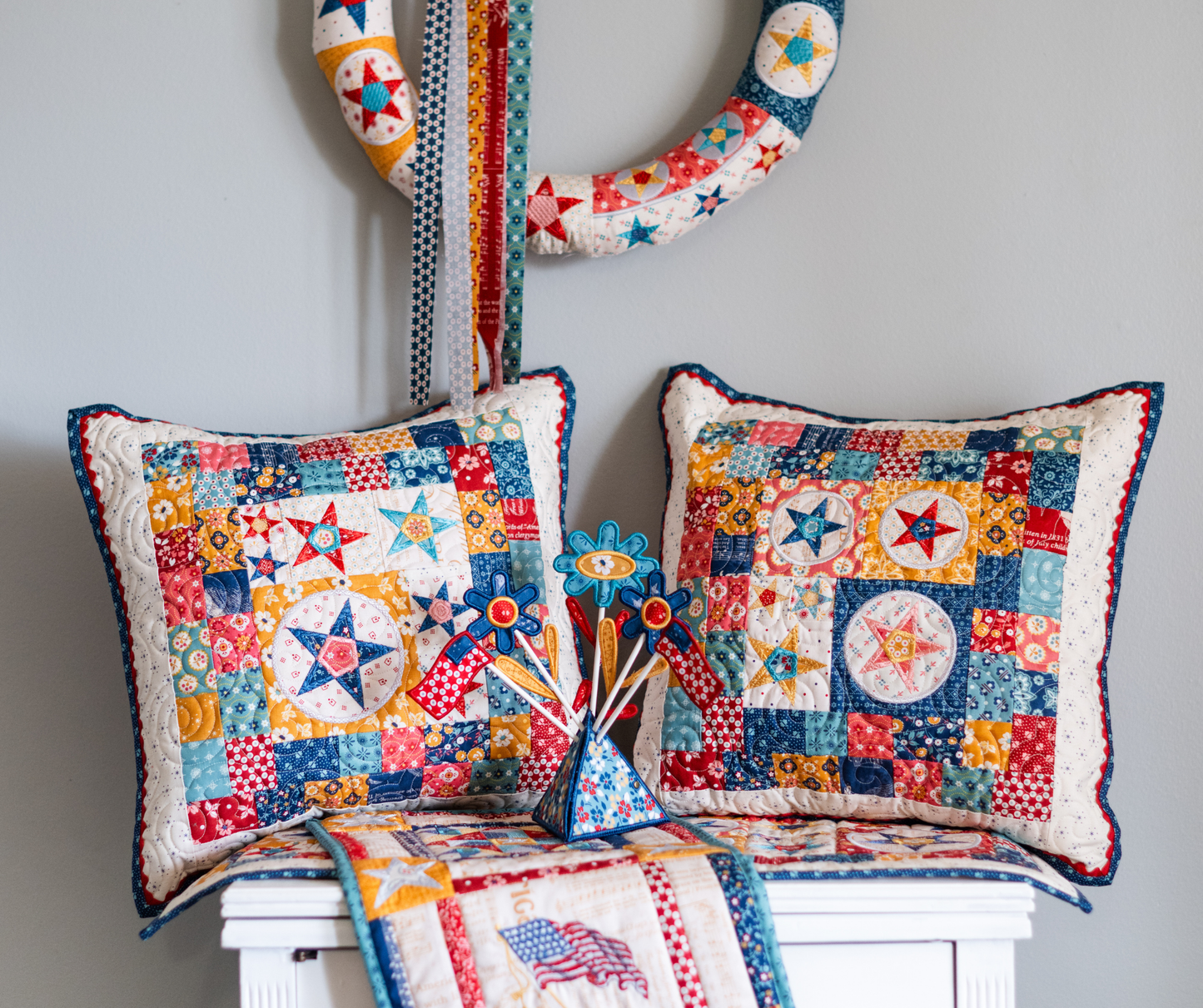 Americana Machine Embroidery Designs – Lori Holt | Bee in my Bonnet