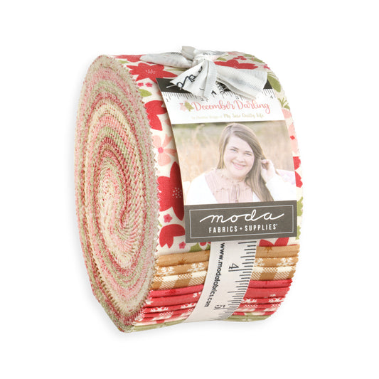 My Sew Quilty Life December Darling Jelly Roll – 31810JR – 50% Deposit June 2027 Preorder
