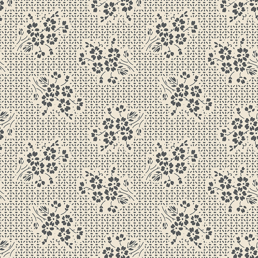 Pumpkin & Licorice Floral Bouquet Wide Back Backing Set – 1¾ Yards | Lori Holt | 50% Deposit Preorder | March 2027
