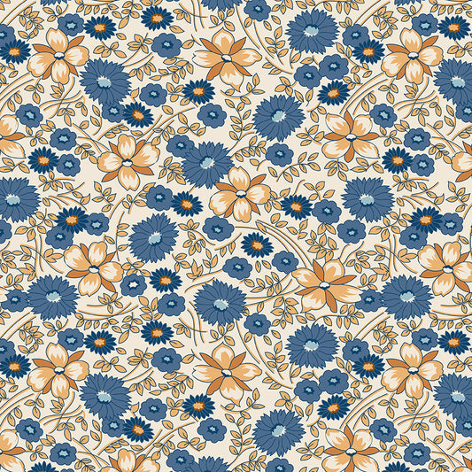 Sunnyside Quilt Backing Set - Denim & Daisy by Lori Holt - 50% Deposit October 2026 Preorder