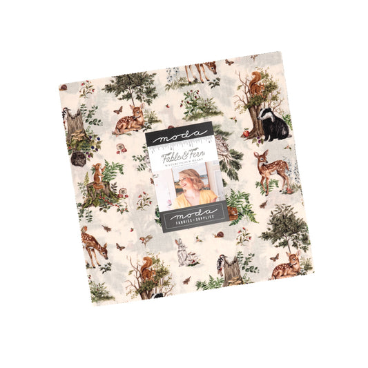 Fable & Fern 10" Stacker (Layer Cake) by Watercolour Heart for Moda | 50% Deposit – October 2026 Preorder