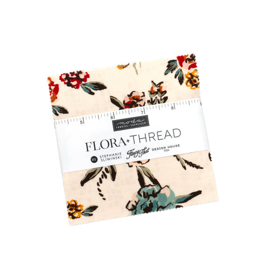 Flora + Thread Charm Pack by Fancy That Design House for Moda Fabrics – 50% Deposit Preorder – November 2026