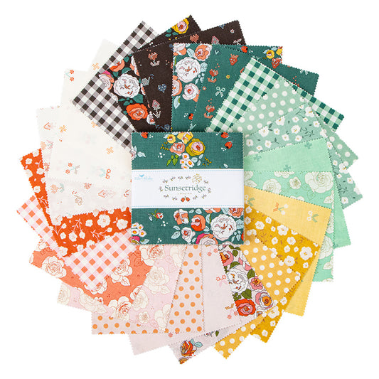 Sunset Ridge 5" Stacker – 42 Precut Squares by Minki Kim for Riley Blake Designs