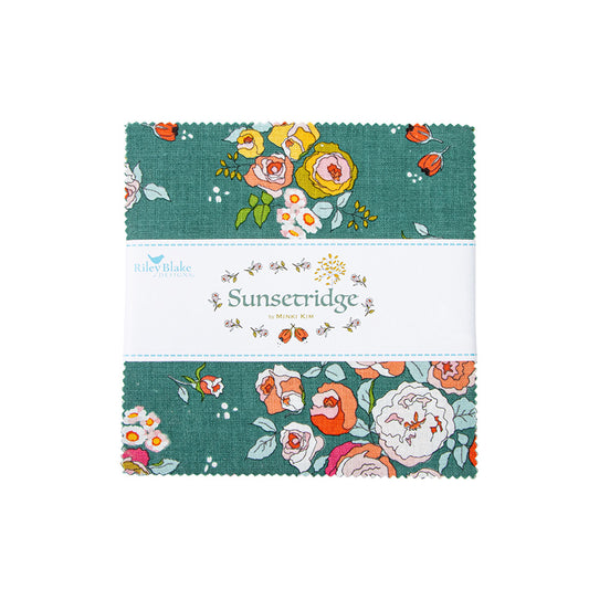 Sunset Ridge 5" Stacker – 42 Precut Squares by Minki Kim for Riley Blake Designs