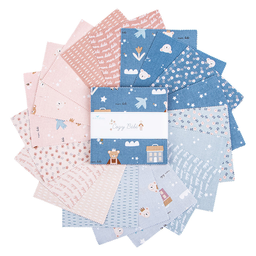 🍼 Cozy Bébé 5" Stacker – Simple Simon & Company for Riley Blake Designs