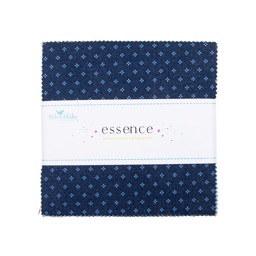 Essence 5" Stacker – 42 Precut 5" Squares by Fran Gulick for Riley Blake Designs