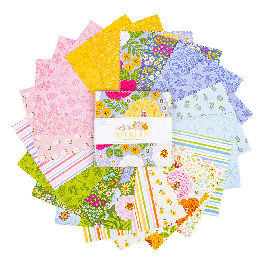 Little Darlin’ 5" Stacker – 42 Precut Squares by The RBD Designers for Riley Blake Designs