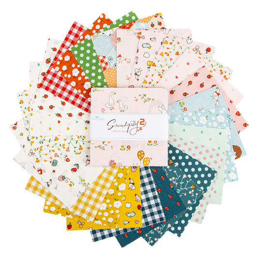 Serendipity 2 – 5” Stacker (42 Pieces) | Minki Kim | Riley Blake Preorder (Feb 2026)