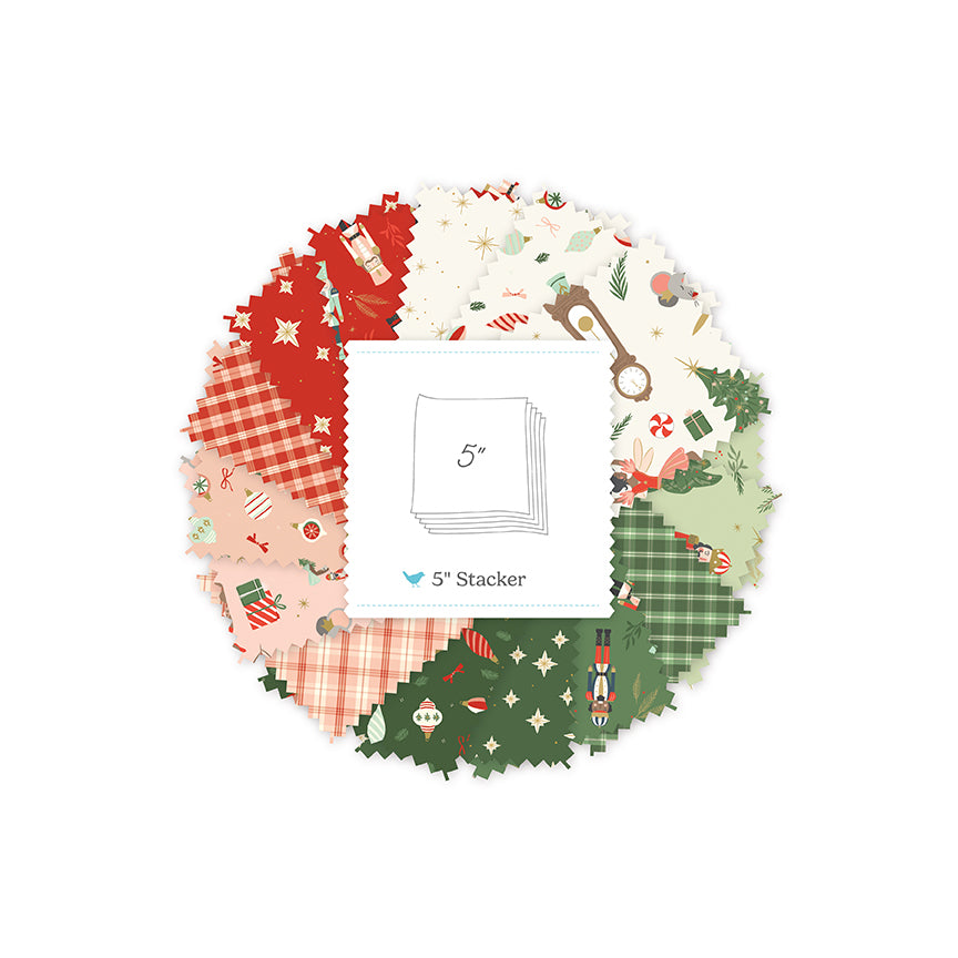 The Nutcracker Flannel 5" Stacker – 42 Pieces | My Mind's Eye | 50% Deposit Preorder | June 2027