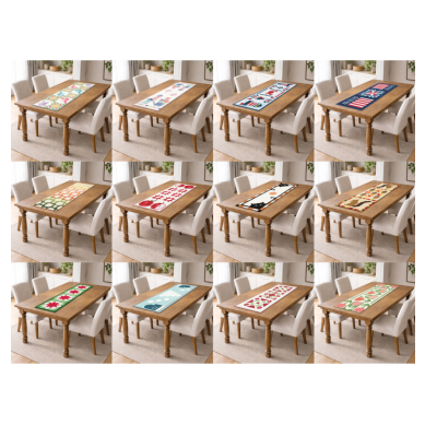 Riley Blake 2027 Table Runner Kit of the Month Club – 12 Monthly Table Topper Kits – First Kit Ships January 2027