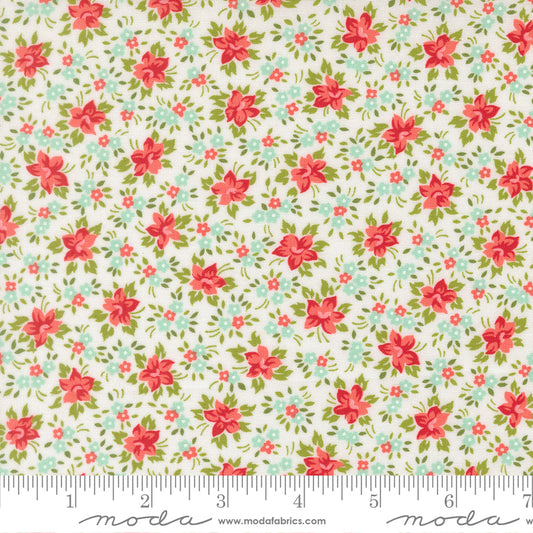Bloomsberry 55353 11 – Petite Floral White | Camille Roskelley | Moda Fabrics | Yardage