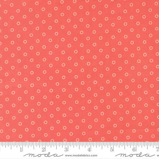 Bloomsberry 55356 17 – Coral Dot | Camille Roskelley | Moda Fabrics | Yardage