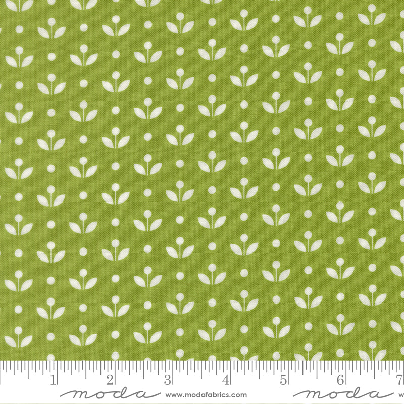 Bloomsberry 55357 14 – Sweet Sprigs Green | Camille Roskelley | Moda Fabrics | Yardage