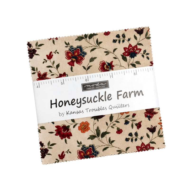 Honeysuckle Farm Charm Pack (5” Squares) – 50% Deposit Preorder – Kansas Troubles – Moda
