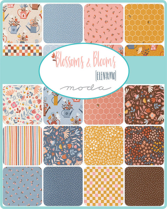 Blossoms and Blooms Layer Cake – Moda Fabrics | 10" Squares | Farmhouse Fabric Shop
