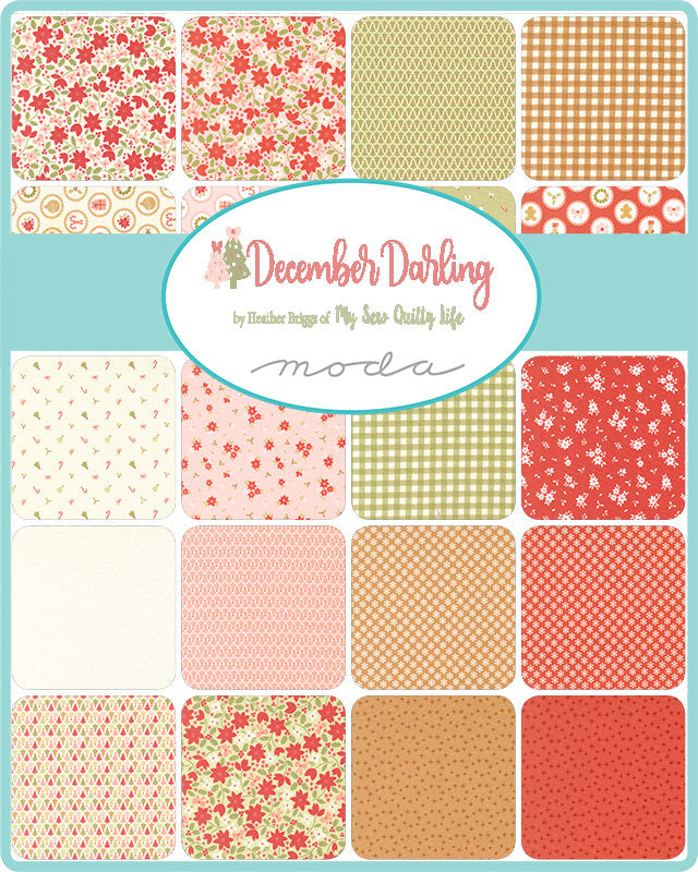 My Sew Quilty Life December Darling Fat Quarter Bundle – 31810AB – 50% Deposit June 2027 Preorder