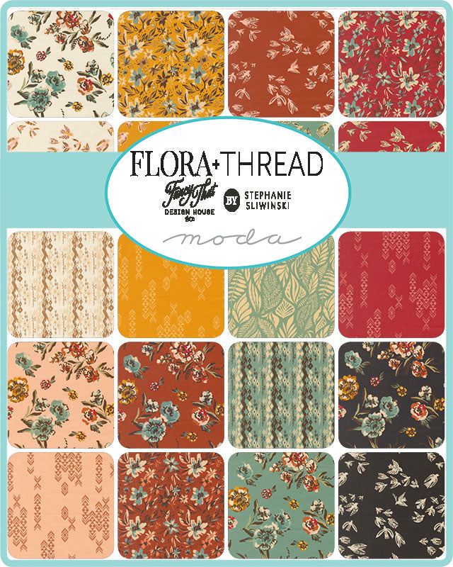 Flora + Thread Jelly Roll by Fancy That Design House for Moda Fabrics – 50% Deposit Preorder – November 2026