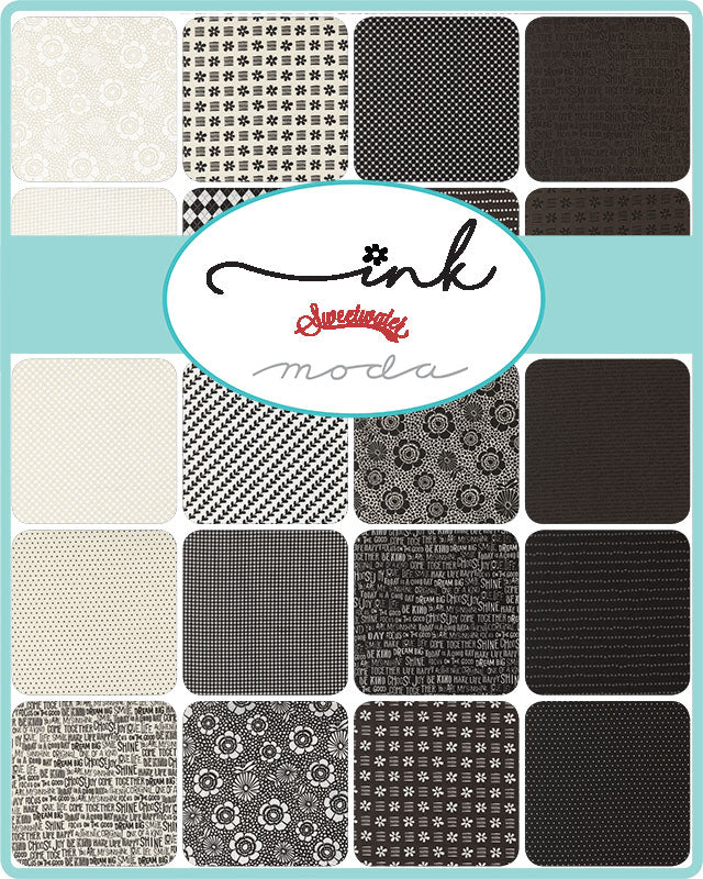 Ink Charm Pack | Sweetwater | Moda Fabrics | 50% Deposit Preorder | March 2027