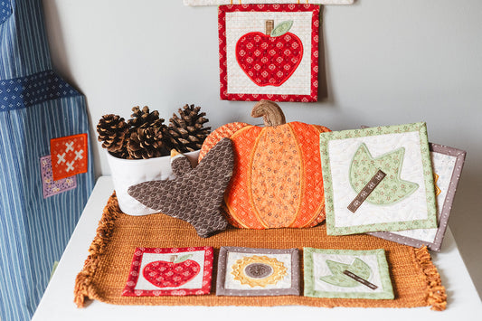 Autumn in the Kitchen Machine Embroidery USB | Lori Holt