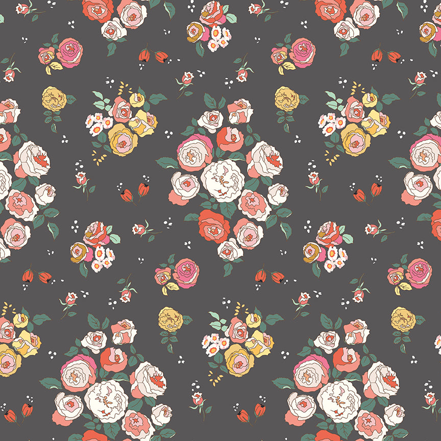 Sunsetridge Granite Floral – Minki Kim for Riley Blake Designs – 5 Yard Cut Quilting Cotton