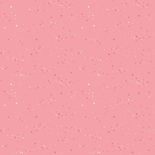 Essence – Pink Scattered Stars Fabric by Fran Gulick for Riley Blake Designs