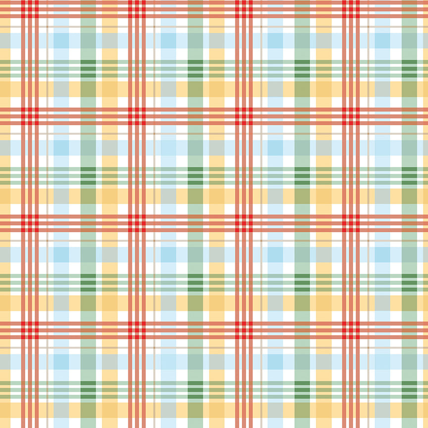 Winnie the Pooh – Plaid Multi (C17005-MULTI) by Echo Park Paper Co. for Riley Blake Designs – 100% Cotton Fabric
